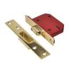 Strongbolt 2105S Polished Brass 5 Lever Mortice Deadlock Visi 79mm 3In