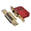 Strongbolt 2203S Polished Brass 3 Lever Mortice Sash Lock Visi 65mm 2.5In