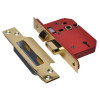 Strongbolt 2203S Polished Brass 3 Lever Mortice Sash Lock Visi 79mm 3In