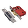 Union StrongBOLT 2203S Stainless Steel 3 Lever Mortice Sash Lock Visi 79mm 3in