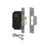 Union 2242 2 Lever Mortice Rebated Sash Lock Silver Enamel 65.5mm 2.5in Visi