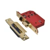 Strongbolt 22Wcs Polished Brass Mortice Bathroom Lock Visi 79mm 3In
