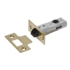 Union J2600 Tubular Latch Essentials Polished Brass Finish Boxed 65mm 2.5in