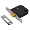 Es-Dl Chrome Essentials 3 Lever Mortice Deadlock Visi 65mm 2.5In