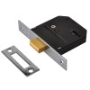 Es-Dl Chrome Essentials 3 Lever Mortice Deadlock Visi 79mm 3In