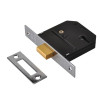 ES-DL Polished Brass Essentials 3 Lever Mortice Deadlock Visi 79mm 3in
