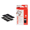 Velcro Stick On VELCRO® Brand Squares 25mm Black Pack of 24