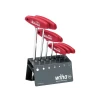 Wiha L-key with T-handle Set, 8 Piece