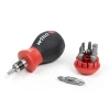 Wiha Magnetic SoftFinish® Stubby Screwdriver with Bit Magazine (SL, PH)