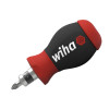 Wiha Magnetic SoftFinishÂ® Stubby Screwdriver with Bit Magazine