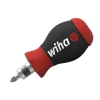 Wiha Magnetic SoftFinish&Acirc;&reg; Stubby Screwdriver with Bit Magazine