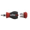 Wiha Magnetic SoftFinish® Stubby Screwdriver with Bit Magazine
