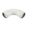Pushfit - Swept Bend 40mm - White