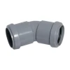 Pushfit - 45 deg Obtuse Bend 40mm - Light Grey