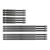 Faithfull 12 Piece Long Impact Bit Set