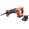 Black & Decker 18v Cordless Reciprocating Saw with 1 x 1.5Ah Li-ion Battery
