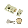 77 Traditional Nightlatch Brasslux Finish 60mm Backset Box