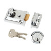 Yale 77 Traditional Nightlatch Chrome Finish 60mm Backset Box