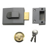82 Deadbolt Nightlatch DMG Brass Cylinder 60mm Backset Box