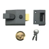 Yale 88 Standard Nightlatch DMG Satin Chrome Cylinder 60mm Backset Box
