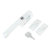 Yale P115WE Lockable Window Handle White Finish