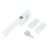 Yale P115WE Lockable Window Handle White Finish