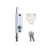 Yale P124 Door Push Bolt White Finish Visi