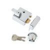 Yale P1 Double Security Nightlatch Chrome Finish 60mm Backset Visi