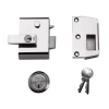 Yale P2 Double Security Nightlatch DMG/PB Finish 40mm Backset Visi