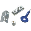 P121 Window Screw Locks Satin Chrome Pack of 6 P6P112