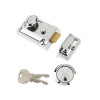 Yale P77 Traditional Nightlatch Chrome Finish 60mm Backset Visi