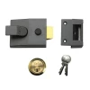 Yale P89 Deadlock Nightlatch Brasslux 60mm Backset Visi