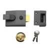 Yale P89 Deadlock Nightlatch Chrome 60mm Backset Visi