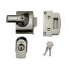 Yale BS2 Nightlatch British Standard Lock 40mm Chrome Finish Visi