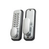 PDL02SC Push Button Door Lock Chrome Finish
