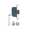 Yale PM562 Hi-Security BS 5 Lever Mortice Dead Lock 80mm 3in Polish Chrome