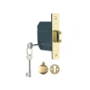 Yale PM562 Hi-Security BS 5 Lever Mortice Dead Lock 80mm 3in Polish Brass