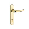 Yale PVCu Retro Door Handle Polished PVD Gold Finish P-PVC-RH-PGF