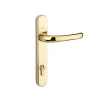 Yale PVCu Retro Door Handle Polished PVD Gold Finish P-PVC-RH-PGF