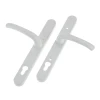 Yale PVCu Retro Door Handle Polished PVD White Finish P-PVC-RH-WH