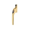 PVCu Window Handle Polished Brass Finish YWHLCK40N-PB