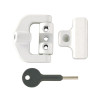 8K123 PVCu Window Lock White Finish