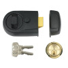 Yale Y3 Nightlatch Modern Black Finish 60mm Backset Visi