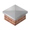 Pier Cap 280mm Grey