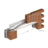 Plastic Arch Former For Lintel 450-500mm