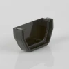 Stop End External Square 114mm - Black