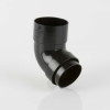 68mm 112.5º Offset Downpipe Bend Black