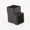 90 Deg Bend Square 65mm - Black