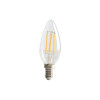 Luceco Filament Candle Light Bulb SES14 4w Warm White Non Dimmable