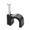 Cable Clips 7mm Black Box